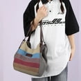 thumbnail image 4 of Unisex Canvas Shoulder Bag Handbag Suitable for Fashionable Individuals and Travel Enthusiasts, 4 of 21