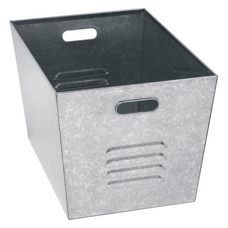 Edsal Galvanized Steel Utility Bin - Set of 6