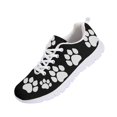 thumbnail image 5 of Chririnla Breathable Mesh Running Shoes for Jogging Sports, Lace up Casual Athletic Trainers, White Dog Paw Print, 5 of 11