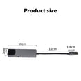 thumbnail image 4 of Tarjeta de sonido óptica externa USB 6 en 1 Adaptador convertidor de audio multifunción para portátiles Tarjeta de sonido de aluminio, 4 of 5