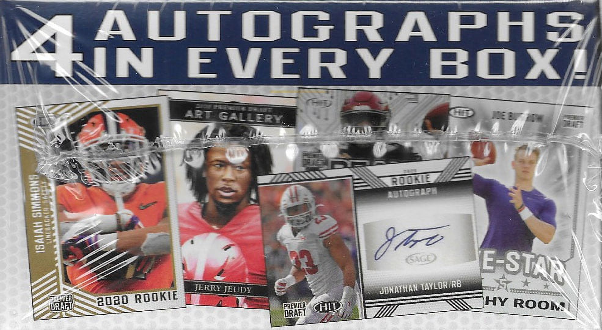 NFL 2020 Sage Hit Football Premier Draft High Series Trading Card BLASTER Box