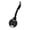Black, variant on Alloy Dumbbell Keychain Fitness Themed Metal Keyring for Gym Lovers Bag Charm