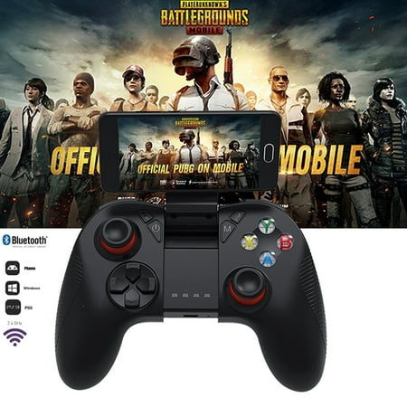 Mobile Game Controller，Wireless Bluetooth Gamepad Remote Control Joystick for PUBG IOS/Android Phone/Samsung Gear VR/Tablet/TV