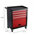 thumbnail image 2 of 4-Drawer Tool Cart, Large Capacity Mobile Storage for Garages & Workshops, 2 of 10