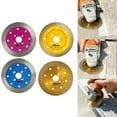thumbnail image 3 of 1Pc 115Mm Turbo Diamond Circular Saw Blade Cutting Disc For Granite Marble Tiles, 3 of 6