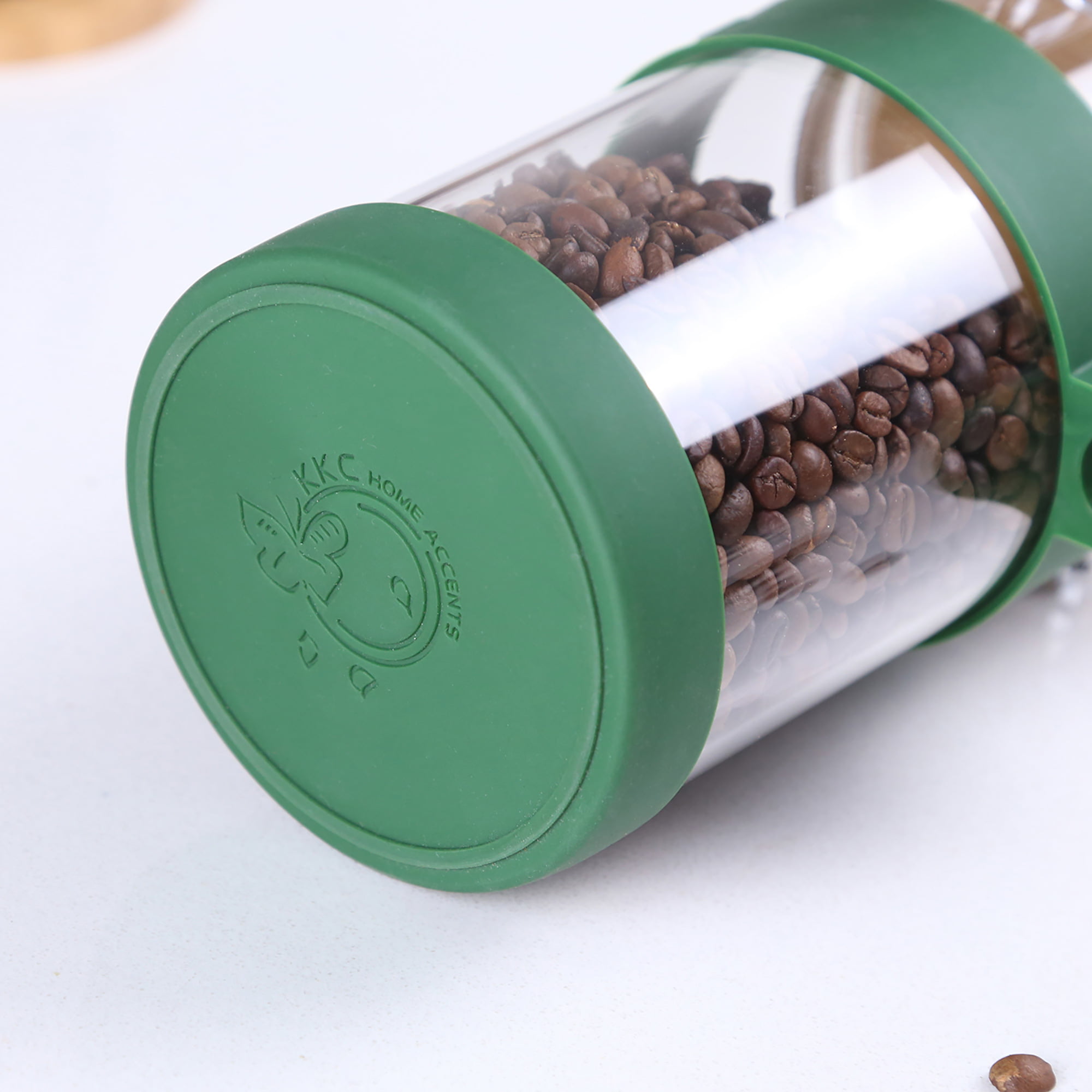 KKC HOME ACCENTS Glass Coffee Bean Storage Container with Scoop,Sealed –  kkcger