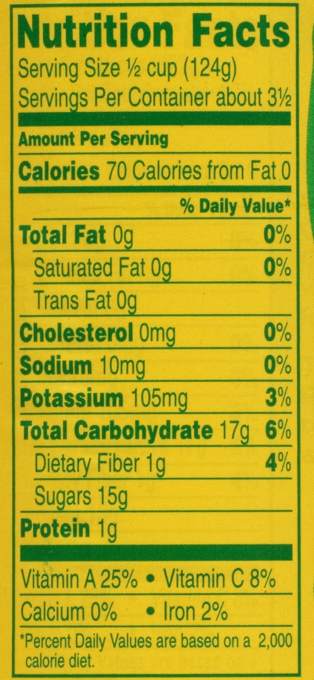 Del Monte Lite Apricot Halves Canned Fruit 15 oz Can (Pack of 4)