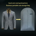 Ikohbadg Foldable Garment Bag for Closet Storage and Travel Suit Bag