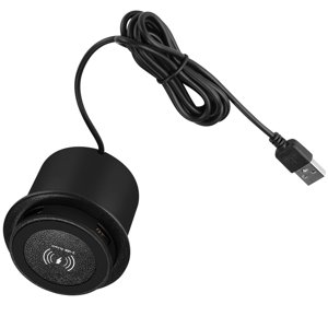 Embedded Wireless Charger for Office Furniture Space-saving, USB Fast Charging Charger Accessories