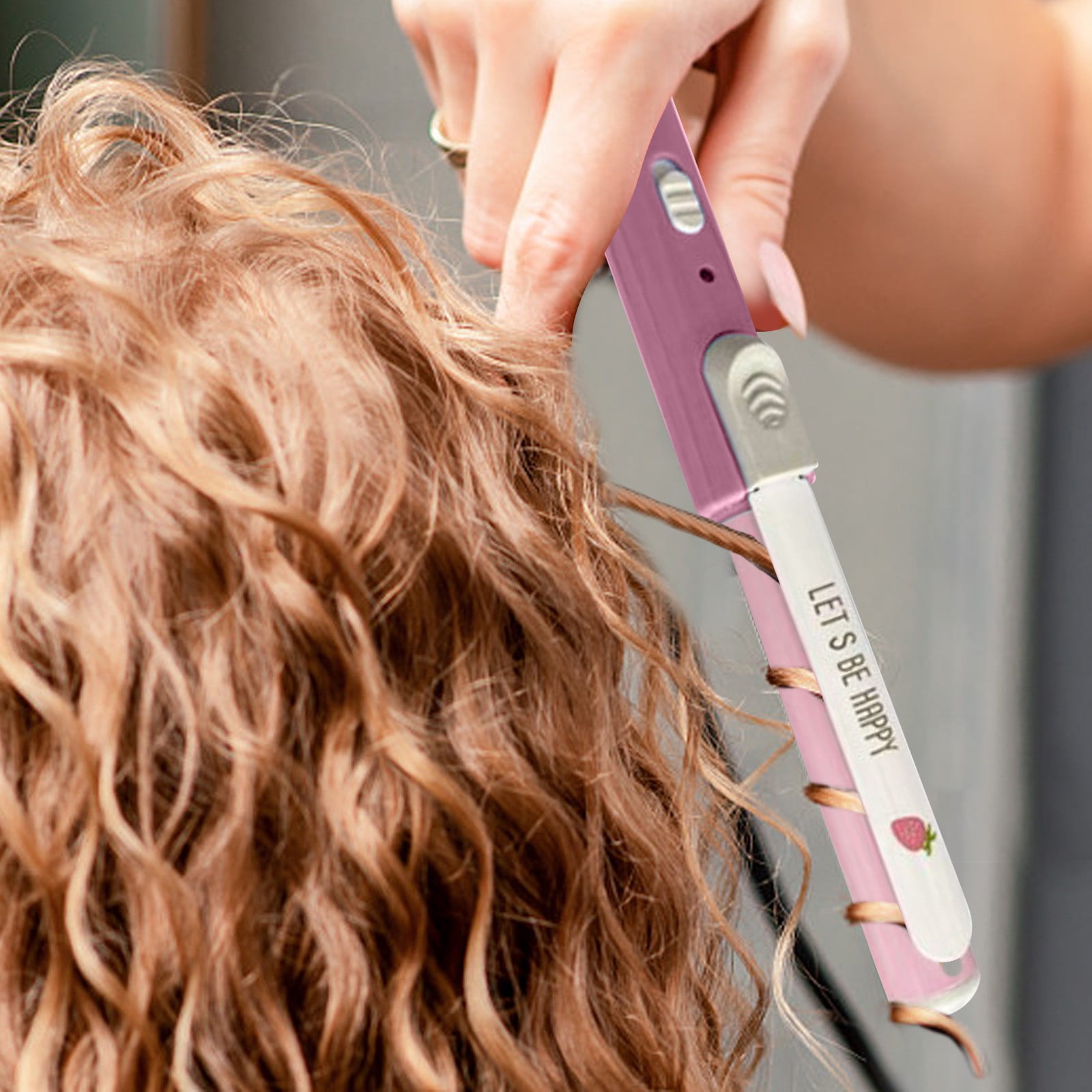 Curling Perm Curl And Wrist Curls Crimped Hair Curling Automatic Curler Tight Curling Wand Curling Barrel Wand Ear Guards for Heat Styling Beach Rotating Curler Hot Crunchy Curl Mini Curlers