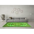 thumbnail image 3 of Ahgly Company Indoor Rectangle Oriental Green Modern Area Rugs, 2' x 3', 3 of 4