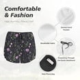 thumbnail image 4 of Salouo Watercolor Wildflower 1 Print Women's 2 in 1 Running Shorts Double-Layer Shorts Athletic Workout Gym Yoga Shorts Running Shorts for Women-X-Large, 4 of 7