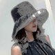 thumbnail image 4 of K34 Women's Hat Bucket Hat Fashion Panama Anti-uv Summer Hat Big Brim Hat Double-sided Fisherman Hat, 4 of 4