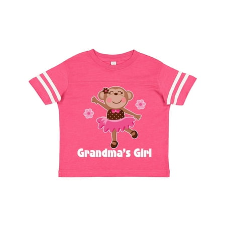 

Inktastic Grandmas Girl Ballerina Monkey Gift Toddler Toddler Girl T-Shirt