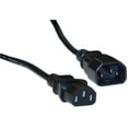 thumbnail image 2 of Computer - Monitor Power Extension Cord, Black, C13 to C14, 10 Amp, 6 foot, 2 of 2