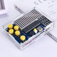 thumbnail image 4 of Kit de bricolaje para consola de juegos de un solo chip 51 con kit de práctica de soldadura con carcasa acrílica, 4 of 5