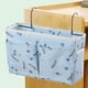 thumbnail image 3 of Bolsa Colgante -Bolsa de Almacenamiento de Bolsillo Junto a -Bolsa de Artículos Diversos Organizador de Dormitorio para Almacenamiento Móvil L cereza azul BLESIY Caddie de almacenamiento junto a la cama, 3 of 8