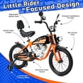 thumbnail image 3 of ICEELF 12 inch Kids Bike for Boys & Girls Ages 2-9, Bicycle with Training Wheels, Multi Color, 3 of 7