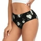 thumbnail image 2 of Balery Rose Flowers Ropa Interior de Algodón para Mujer con Dibujo – Braguitas Cómodas y Elásticas, Estilo Clásico-4X-Large, 2 of 6