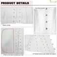 thumbnail image 3 of JASGOOD Corsets for Women White Corset Fashion Bustier Corset Top Lingerie, 3 of 11