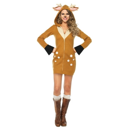 - Women's Cozy Fawn Costume