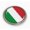 Semi-Flexible Aluminum Bezel, variant on Italy Flag Car Emblem Badge 3D Domed Round Sticker - Flexible