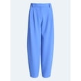 thumbnail image 5 of Devil Wears Prada Scoop Collection Women’s and Women's Plus High Rise Pleated Trousers, 30" Inseam, Sizes 0-26W, 5 of 5