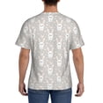 thumbnail image 2 of Rocae Rabbit And Heart for Men's Moisture-Wicking Crew Tee - T-Shirt for Sports, Outdoor Activities, and Casual Wear, 2 of 9