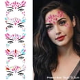 thumbnail image 2 of yeacher Glittering Rhinestone Face Stickers for Stage Makeup - Multi-Color Eye Decoration (SY002 Series), 2 of 6