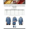 thumbnail image 2 of MixMatchy Women's Casual Daily Long/Roll Up Sleeve Button Down Denim Chambray Shirt (S-3XL), 2 of 6