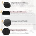 thumbnail image 5 of Aukfa 4-Door Striped Storage Cabinets, Sideboard Console Table for Hallway Living Room,Black, 5 of 8