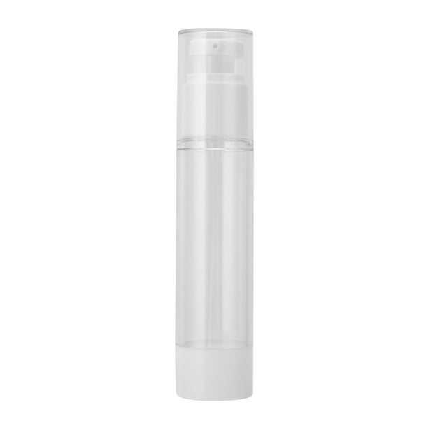 Botella de viaje rellenable con bomba, transparente, de plástico, 50 ml