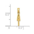thumbnail image 2 of 14k Gold 3-d Buoy Pendant Necklace 18.2x3.45mm Wide 3.45mm Thick Pendant for Women - .7 Grams, 2 of 2
