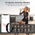 thumbnail image 4 of ST-CARE Fitness Tracker Watch for Men Women, 1.1" HD Touch Screen, Multiple Sports Modes, Activity Tracker with Step Counter, Black, 4 of 11