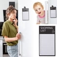 thumbnail image 3 of 1 Pcs Magnetic Lined Notepads for Refrigerator,Magnetic Notepads,Grocery List Pad for Fridge,Magnetic List Pad,Full Magnet Back Shopping Lists,Grocery List Notepad, List, To-Do Memos,Z_Black, 3 of 7