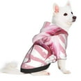 thumbnail image 5 of Cauagu Flamingo Pattern Winter Pet Hoodie Sweatshirts- Dog Hoodie Sweater with Leash Hole - Cute Dog Hoodie - Pet Clothes Puppy Cat Custume -Large, 5 of 8