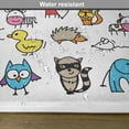 thumbnail image 6 of Ambesonne Cartoon Place Mats Set of 4, Animals, Standard Size, Multicolor, 6 of 6