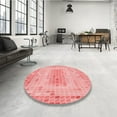 thumbnail image 3 of Ahgly Company Indoor Rectangle Patterned Pastel Pink Area Rugs, 8' x 10', 3 of 6