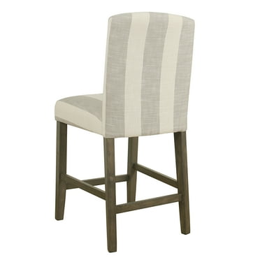HomePop 24" Curved Top Counter Stool, Multiple Colors