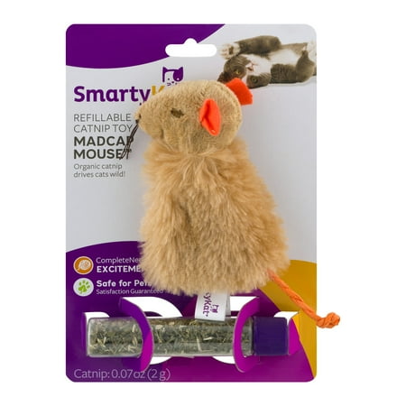 Smarty Kat: Certified Organic Catnip And Dispensing Tube Toy, 1 Ct
