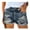 Sky Blue, variant on Dealovy Jeans Shorts for Women Casual Summer Loose Fitted Ripped Frayed Vintage Tassel Denim Shorts