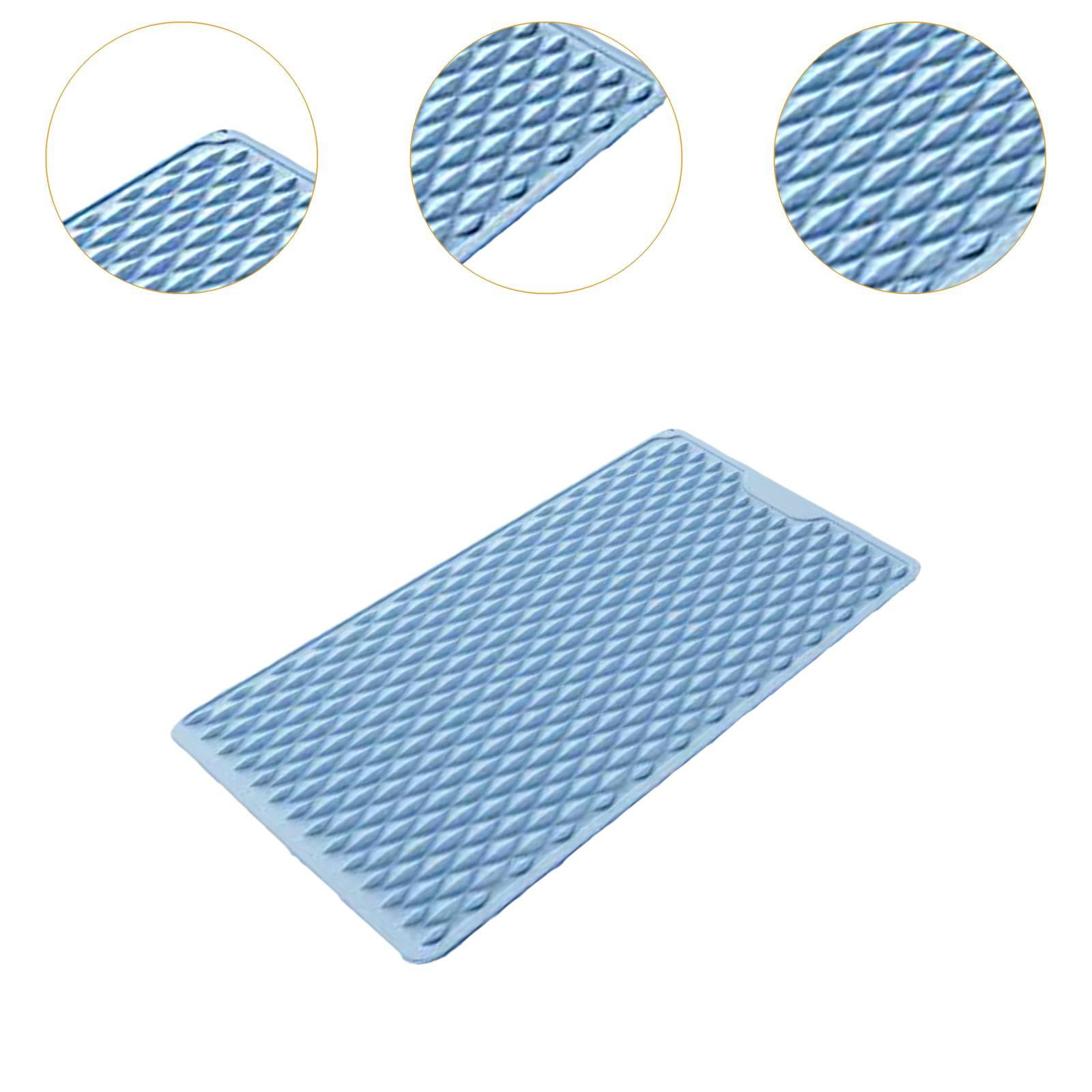 Serenable Foot Massager Jogging Acupressure Pad Anti Slip Compact Foot Reflexology Massage Mats for Household Living Room Fitness Office blue