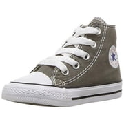 Converse Boys Chuck Taylor All Star High Top Sneaker, Closed Toe Charcoal, Size 2 M