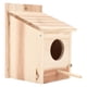 thumbnail image 1 of Wooden Birdhouse, Natural Heavy Duty Birdhouse Breeding Box Outdoor Bird Nest Box Hanging Birdhouse For Country For Garden For Cottages ANGGREK AC8764, 1 of 8