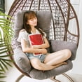 thumbnail image 4 of OEFNTAC Hanging Chair Cushion Swing Seat Pad 125x50cm Thickened Comfort for Indoor Outdoor Use, 4 of 9