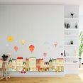 thumbnail image 2 of Pegatinas de pared de ciudad con globo de coche de construcción, pegatinas decorativas creativas para pared de guardería, habitación de niños con personalidad, 2 of 5