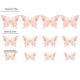 thumbnail image 1 of VerPetridure Hb020 Metal Texture 3D Hollow Simulation Butterfly Rose Gold 3D Flying Hollow Butterfly Home Decoration Festive Party Layout Cardboard Butterfly Wall Sticker, 1 of 9