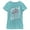 Tahiti Blue, variant on Girl's Mickey & Friends Stay Cool Snowboarding Graphic Tee Tahiti Blue Small