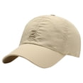 thumbnail image 3 of Men Mesh Sports Hat Summer Embroidery Adjustable Size Outdoor Sun Hat Breathable Baseball Cap, 3 of 3