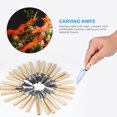 thumbnail image 3 of Zerodis Kitchen Carving Tools Kit, Culinary Carving Peeling Tools Kit Kitchen Carving Tool, Carving Set Pumpkin Carving Kit Hobbyists For Home, 3 of 8
